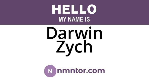 Darwin Zych