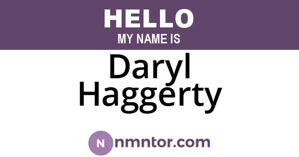 Daryl Haggerty