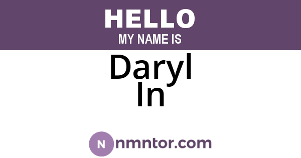 Daryl In