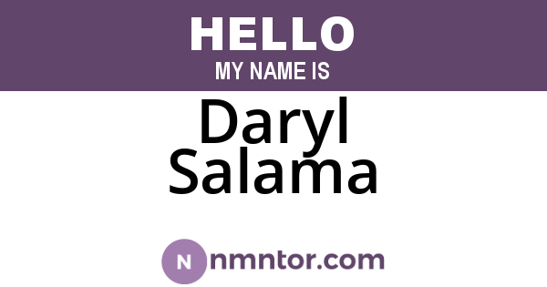 Daryl Salama
