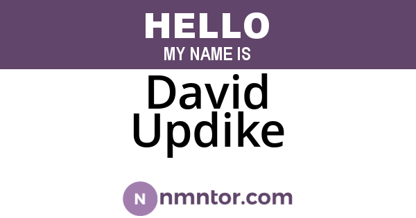 David Updike