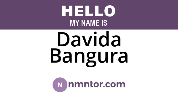 Davida Bangura
