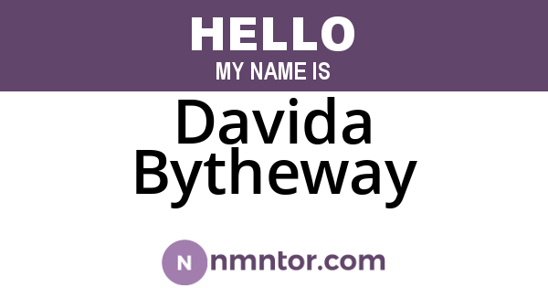 Davida Bytheway
