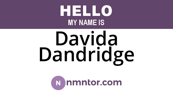 Davida Dandridge