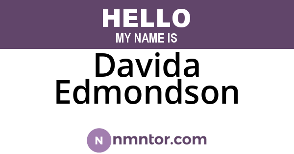Davida Edmondson