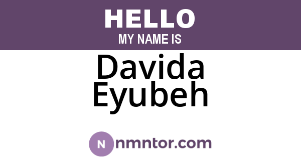 Davida Eyubeh