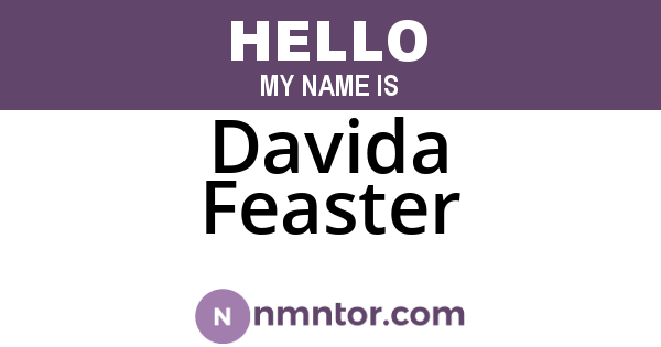 Davida Feaster