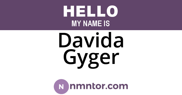 Davida Gyger