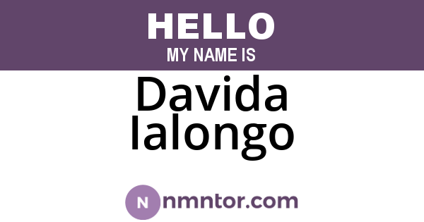 Davida Ialongo