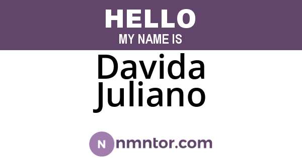 Davida Juliano