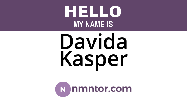Davida Kasper