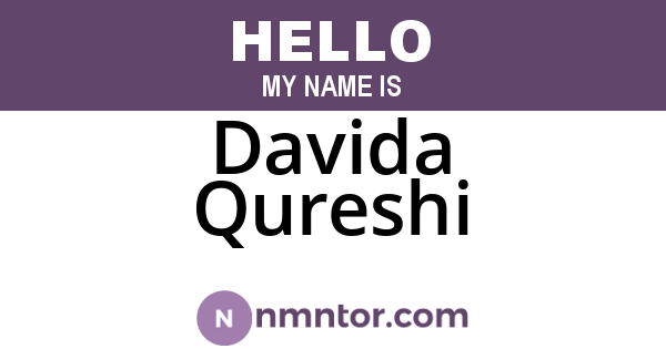 Davida Qureshi