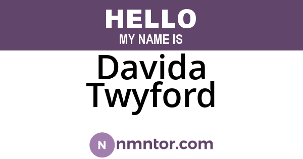 Davida Twyford