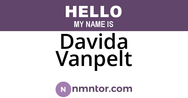 Davida Vanpelt