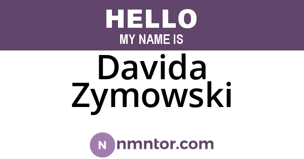 Davida Zymowski