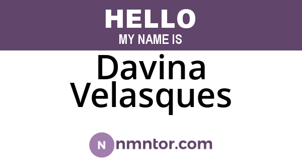 Davina Velasques