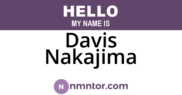 Davis Nakajima