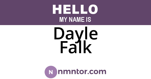 Dayle Falk