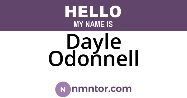 Dayle Odonnell