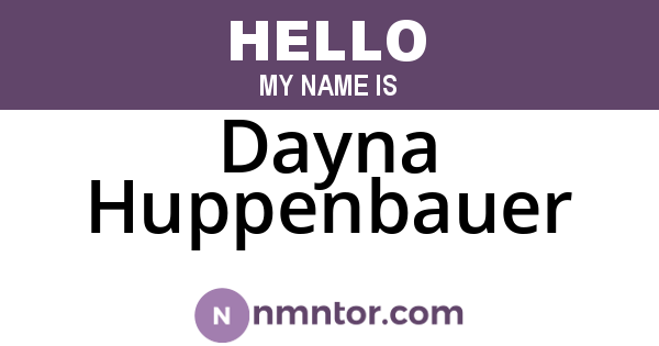 Dayna Huppenbauer