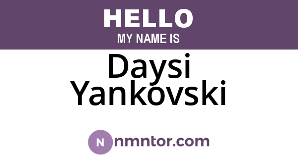 Daysi Yankovski