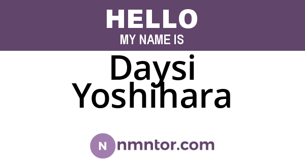 Daysi Yoshihara