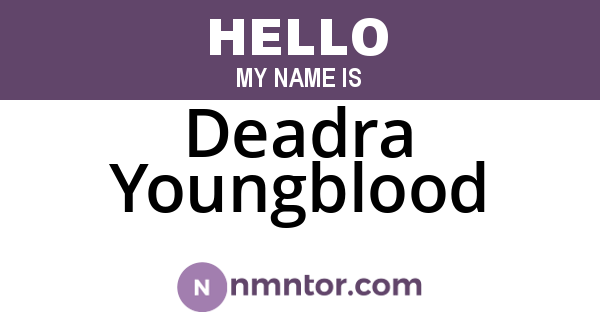 Deadra Youngblood