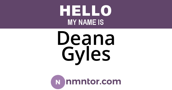 Deana Gyles