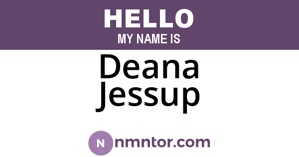 Deana Jessup
