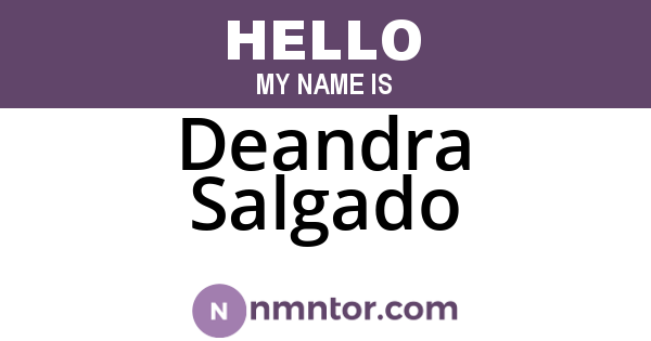 Deandra Salgado