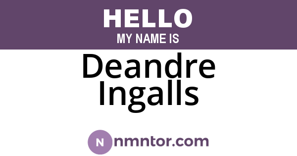 Deandre Ingalls