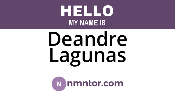 Deandre Lagunas