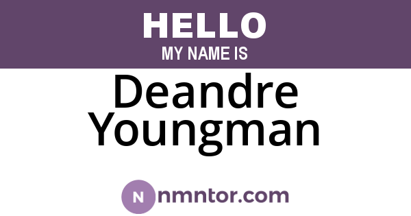 Deandre Youngman