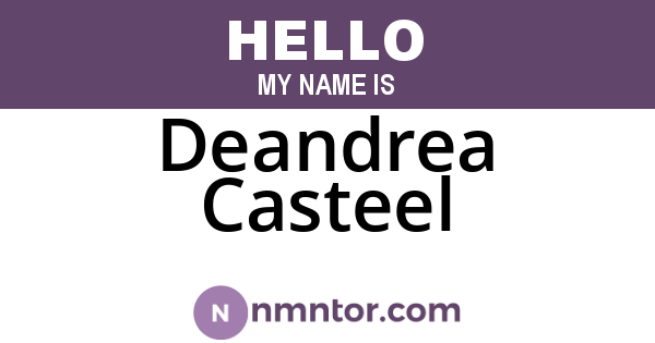 Deandrea Casteel