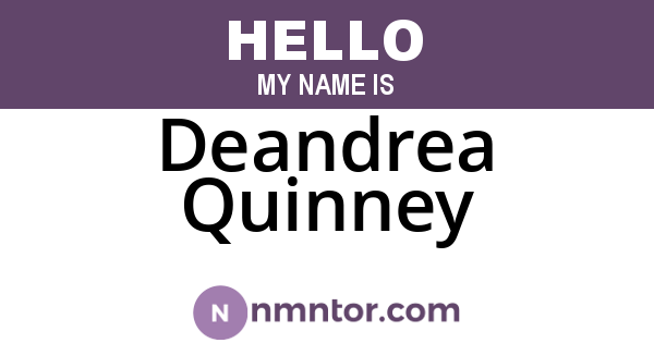 Deandrea Quinney
