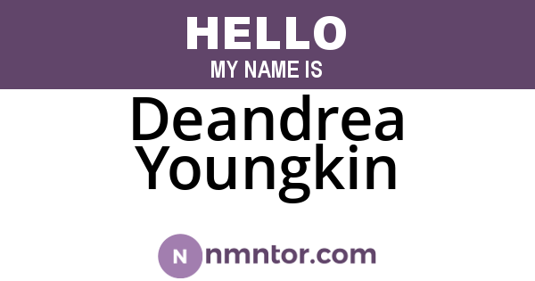 Deandrea Youngkin