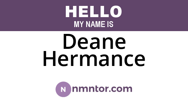 Deane Hermance