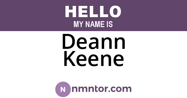 Deann Keene