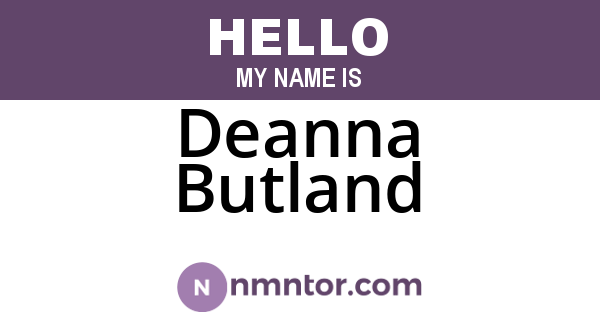 Deanna Butland