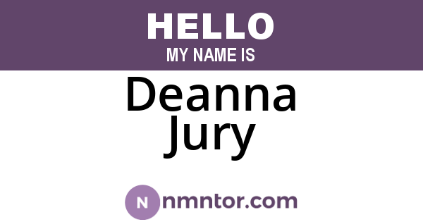 Deanna Jury
