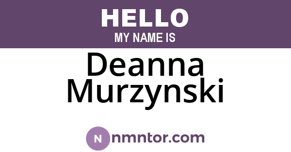 Deanna Murzynski