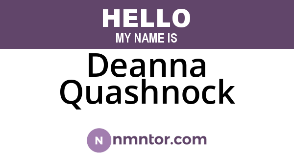 Deanna Quashnock