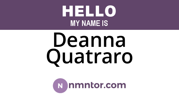Deanna Quatraro