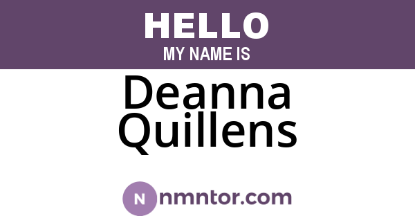 Deanna Quillens