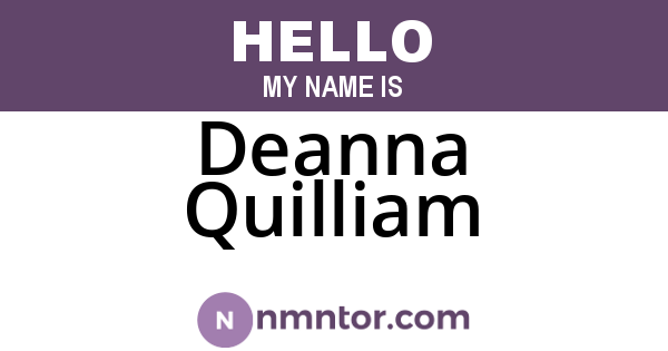 Deanna Quilliam
