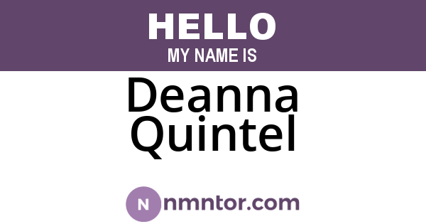 Deanna Quintel