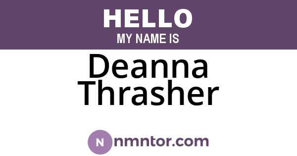 Deanna Thrasher