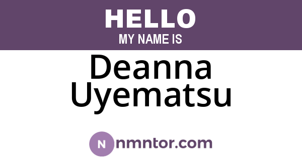 Deanna Uyematsu
