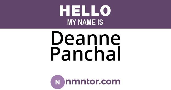 Deanne Panchal