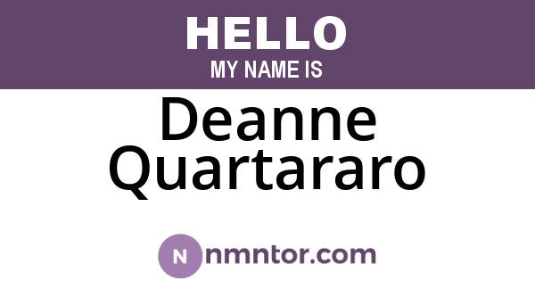 Deanne Quartararo